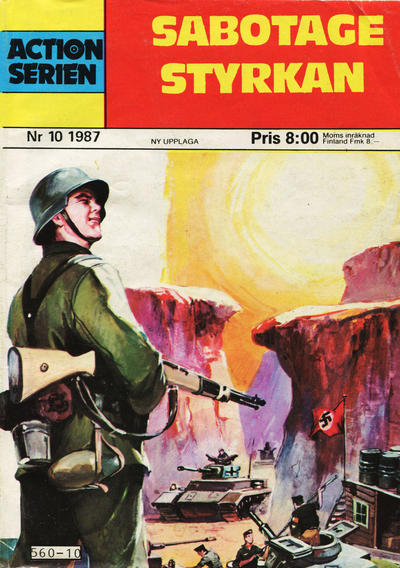 Cover for Actionserien (Pingvinförlaget, 1977 series) #10/1987