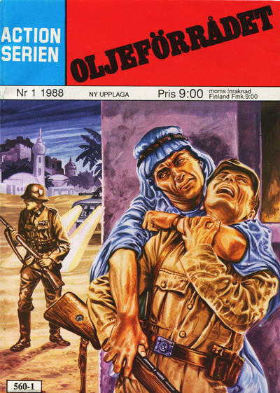 Cover for Actionserien (Pingvinförlaget, 1977 series) #1/1988