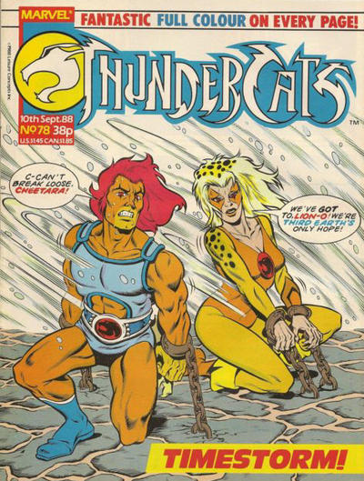 Cover for ThunderCats (Marvel UK, 1987 series) #78