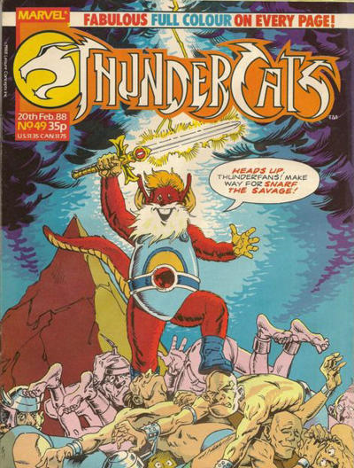 Cover for ThunderCats (Marvel UK, 1987 series) #49