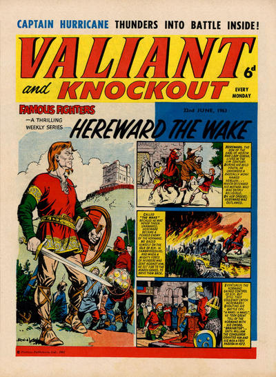 Cover for Valiant and Knockout (IPC, 1963 series) #22 June 1963