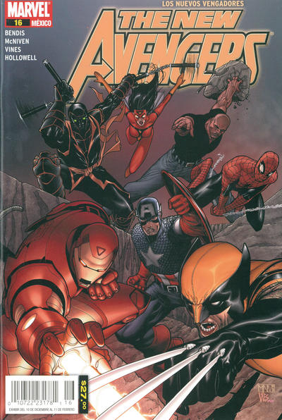 Cover for Los Nuevos Vengadores, the New Avengers (Editorial Televisa, 2006 series) #16