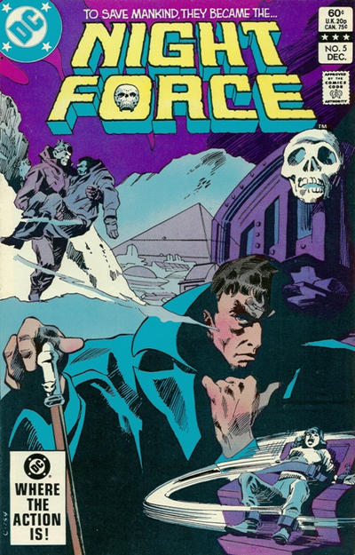 Cover for The Night Force (DC, 1982 series) #5 [Direct]