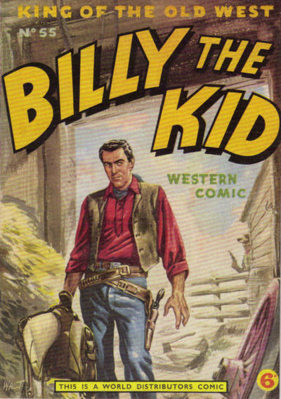 Cover for Billy the Kid Adventure Magazine (World Distributors, 1953 series) #55