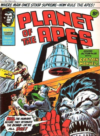 Cover for Planet of the Apes (Marvel UK, 1974 series) #44