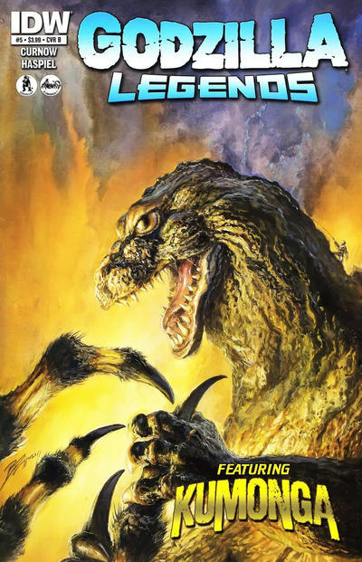 Cover for Godzilla Legends (IDW, 2011 series) #5 [Regular Bob Eggleton Cover]