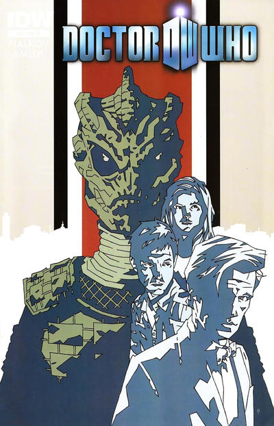 Cover for Doctor Who (IDW, 2011 series) #15 [Incentive Matthew Dow Smith Variant Cover]