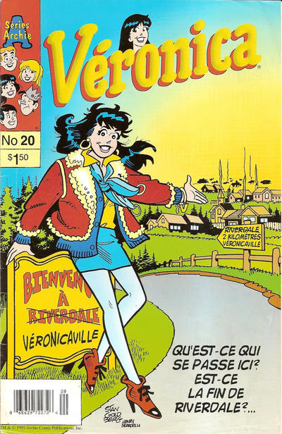 Cover for Véronica (Editions Héritage, 1993 series) #20
