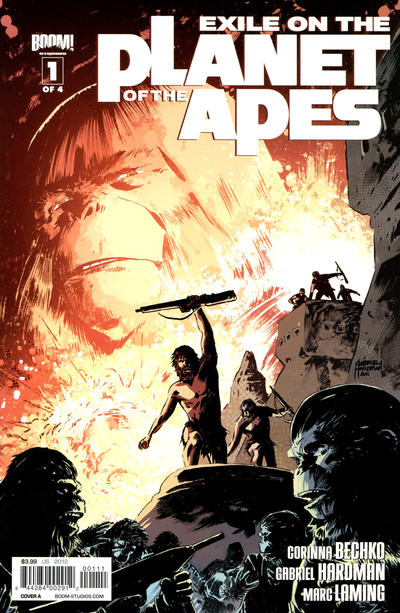 Cover for Exile on the Planet of the Apes (Boom! Studios, 2012 series) #1 [Cover A Gabriel Hardman]