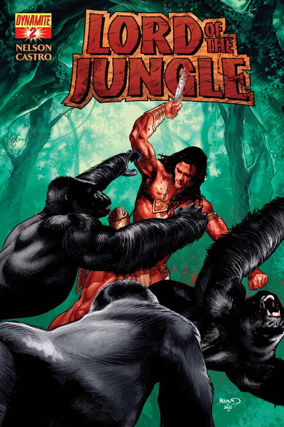 Cover for Lord of the Jungle (Dynamite Entertainment, 2012 series) #2 [Cover B Paul Renaud]