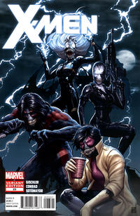 Cover for X-Men (Marvel, 2010 series) #23 [Venom Variant Cover by John Tyler Christopher]