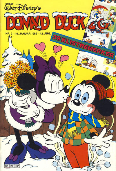 Cover for Donald Duck & Co (Hjemmet / Egmont, 1948 series) #2/1989