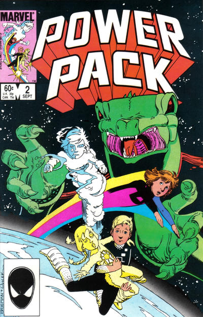 Cover for Power Pack (Marvel, 1984 series) #2 [Direct]