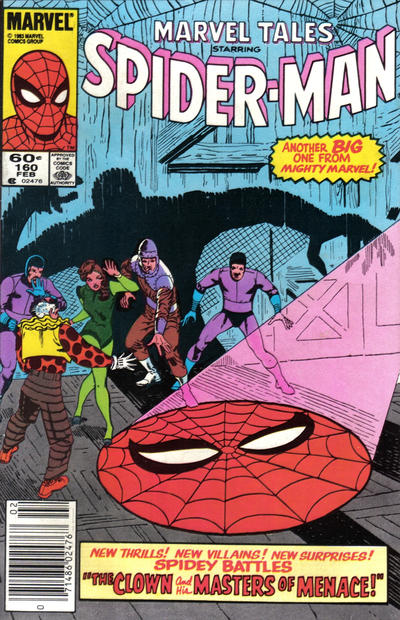 Cover for Marvel Tales (Marvel, 1966 series) #160 [Newsstand]