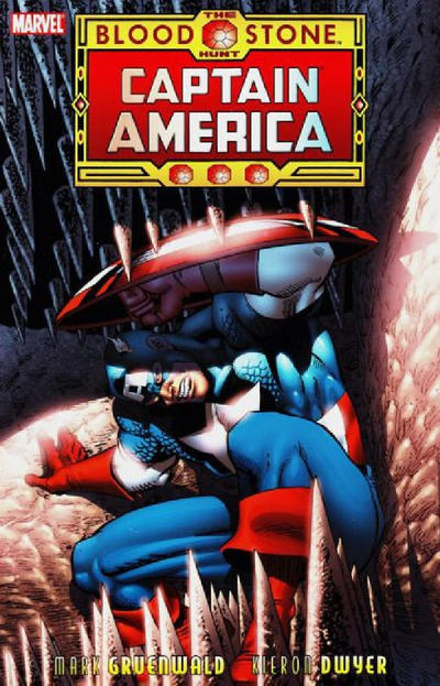 Cover for Captain America: The Bloodstone Hunt (Marvel, 1993 series) [2nd printing]