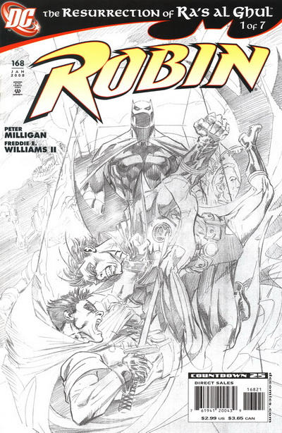 Cover for Robin (DC, 1993 series) #168 [Andy Kubert Sketch Cover]