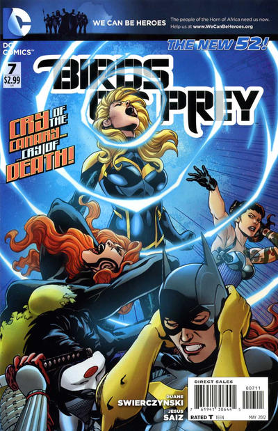 Cover for Birds of Prey (DC, 2011 series) #7