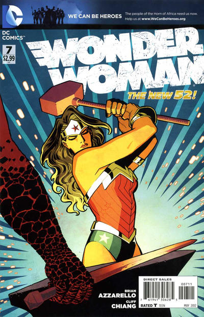 Cover for Wonder Woman (DC, 2011 series) #7 [Direct Sales]