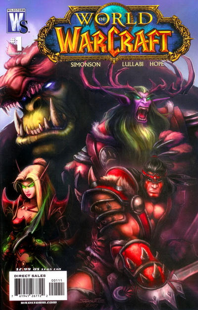 Cover for World of Warcraft (DC, 2008 series) #1 [Samwise Didier Cover]