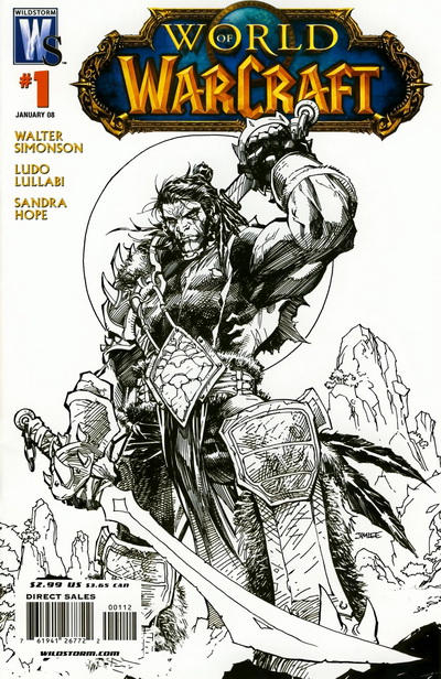 Cover for World of Warcraft (DC, 2008 series) #1 [Second Printing]