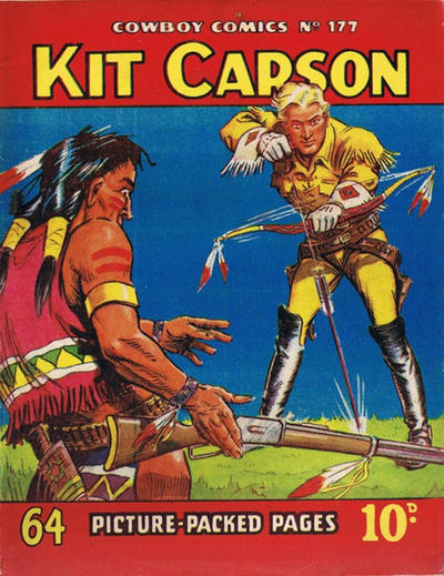 Cover for Cowboy Comics (Amalgamated Press, 1950 series) #177