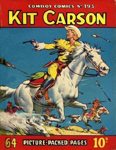 Cover for Cowboy Comics (Amalgamated Press, 1950 series) #193
