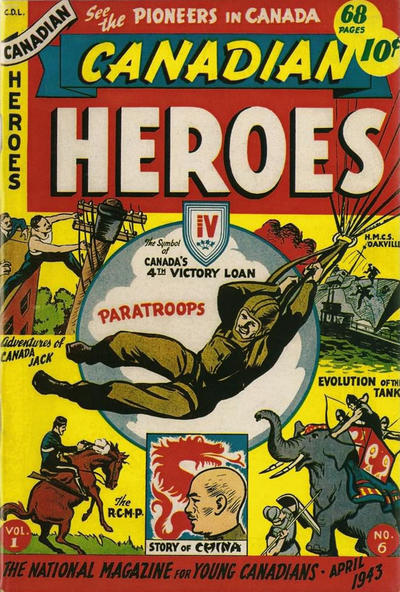Cover for Canadian Heroes (Educational Projects, 1942 series) #v1#6