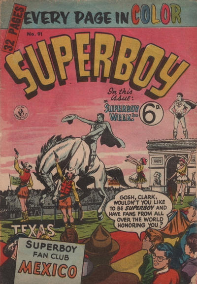 Cover for Superboy (K. G. Murray, 1949 series) #91
