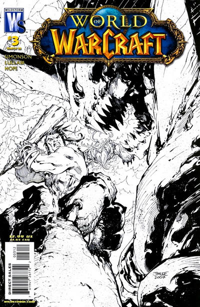 Cover for World of Warcraft (DC, 2008 series) #3 [Second Printing]