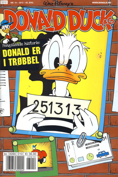 Cover for Donald Duck & Co (Hjemmet / Egmont, 1948 series) #10/2012