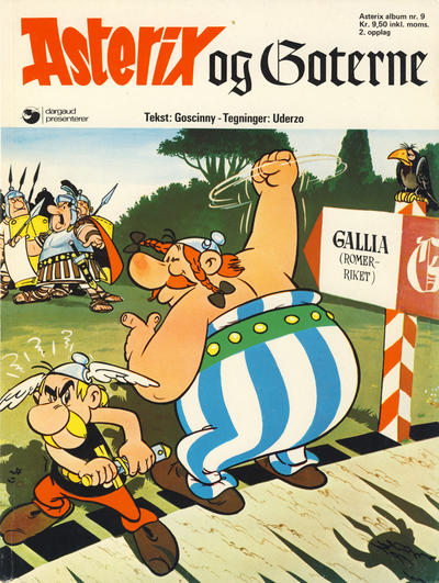 Cover for Asterix (Hjemmet / Egmont, 1969 series) #9 - Asterix og goterne [2. opplag]