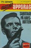 Cover for Farligt uppdrag (Semic, 1968 series) #1