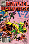 Cover for The Official Handbook of the Marvel Universe (Marvel, 1983 series) #12 [Newsstand]