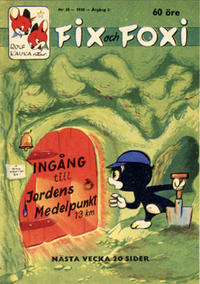 Cover Thumbnail for Fix och Foxi (Förlagshuset Norden, 1958 series) #38/1959