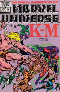 Cover Thumbnail for The Official Handbook of the Marvel Universe (Marvel, 1983 series) #6 [Direct]