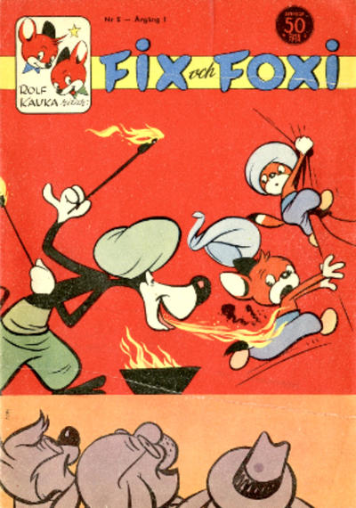 Cover for Fix och Foxi (Förlagshuset Norden, 1958 series) #5/1958