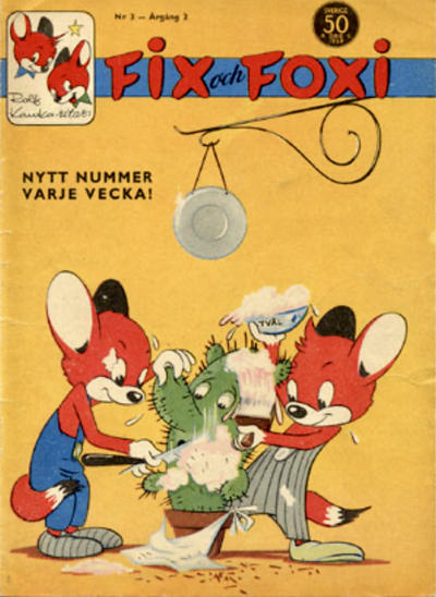 Cover for Fix och Foxi (Förlagshuset Norden, 1958 series) #3/1959