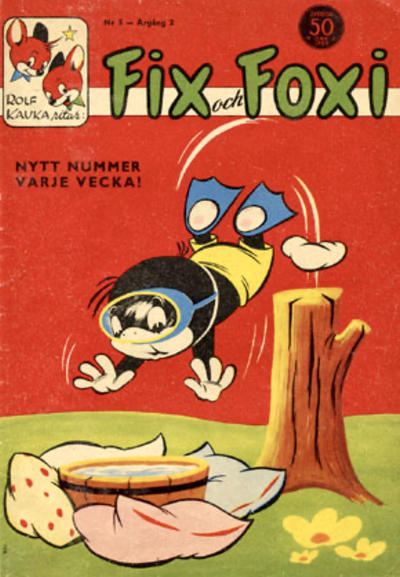 Cover for Fix och Foxi (Förlagshuset Norden, 1958 series) #5/1959
