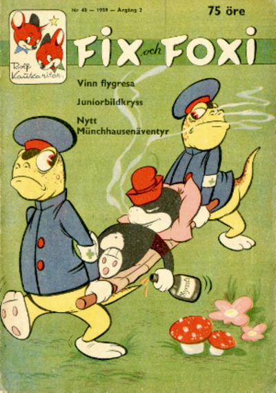 Cover for Fix och Foxi (Förlagshuset Norden, 1958 series) #40/1959