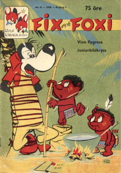 Cover for Fix och Foxi (Förlagshuset Norden, 1958 series) #41/1959