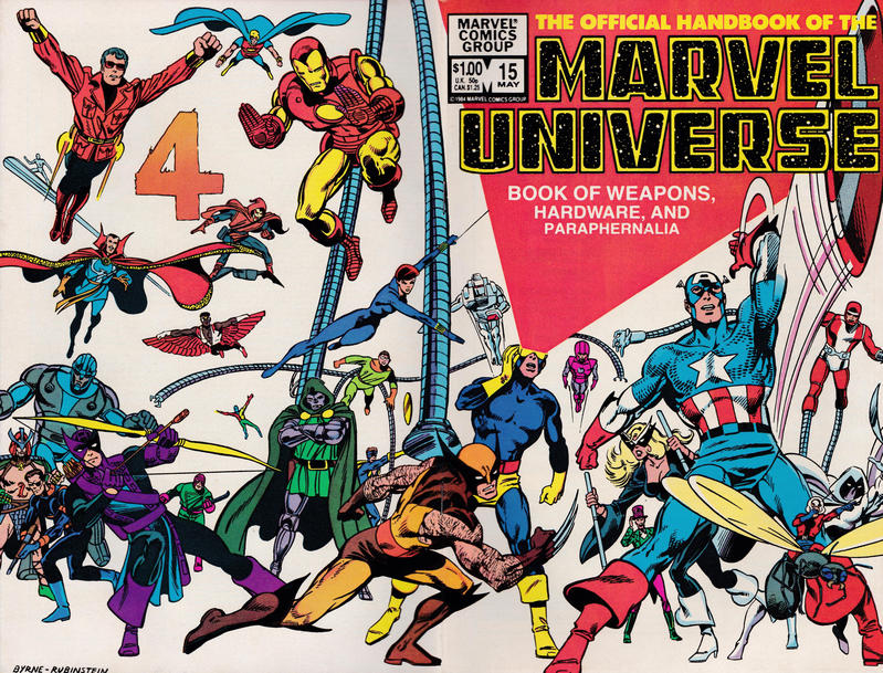 Cover for The Official Handbook of the Marvel Universe (Marvel, 1983 series) #15 [Direct]