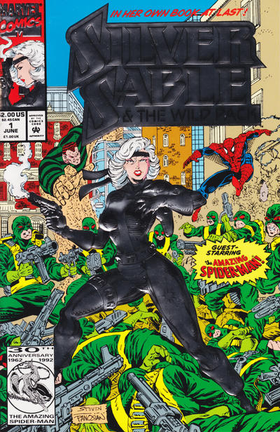 Cover for Silver Sable and the Wild Pack (Marvel, 1992 series) #1 [Direct]