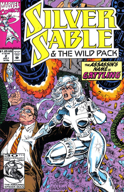 Cover for Silver Sable and the Wild Pack (Marvel, 1992 series) #2 [Direct]