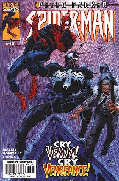 Cover for Peter Parker: Spider-Man (Marvel, 1999 series) #10 [Direct Edition]