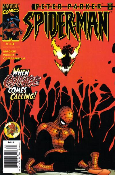 Cover for Peter Parker: Spider-Man (Marvel, 1999 series) #13 [Newsstand]