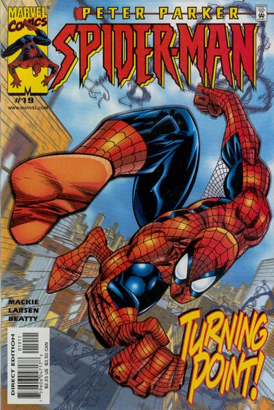 Cover for Peter Parker: Spider-Man (Marvel, 1999 series) #19 [Direct Edition]