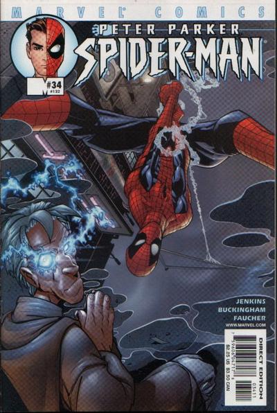 Cover for Peter Parker: Spider-Man (Marvel, 1999 series) #34 (132) [Direct Edition]
