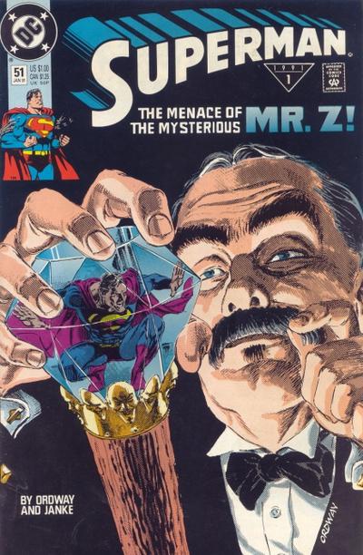Cover for Superman (DC, 1987 series) #51 [Direct]