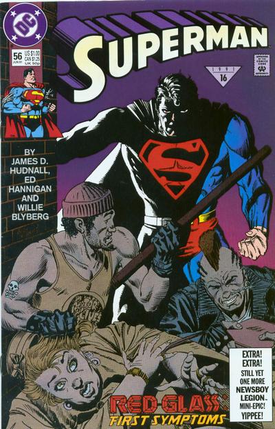 Cover for Superman (DC, 1987 series) #56 [Direct]