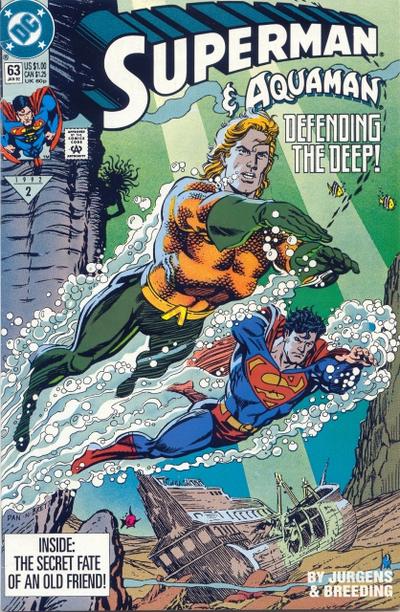 Cover for Superman (DC, 1987 series) #63 [Direct]